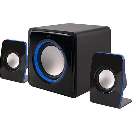 2.1 wireless bluetooth stereo speakers & subwoofer